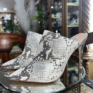 Steve Madden Snake Print Pumps